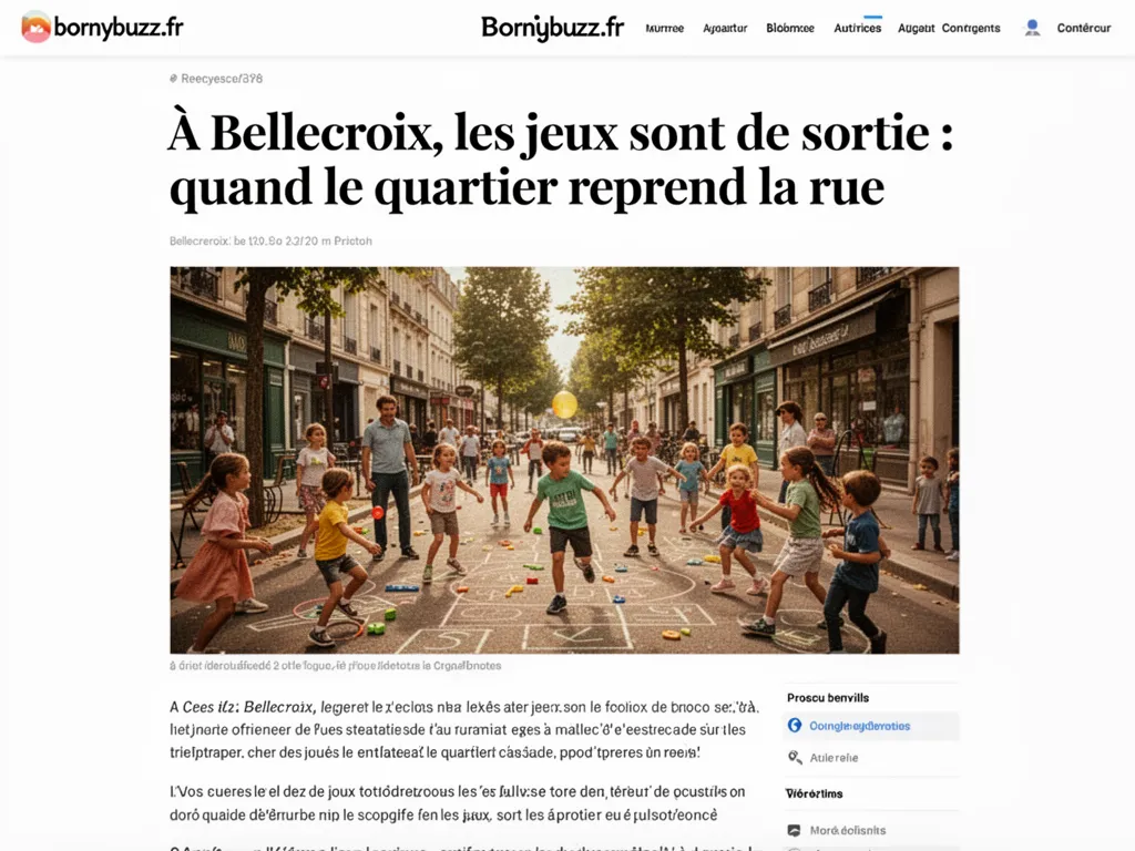 A bellecroix les jeux sont de sortie
