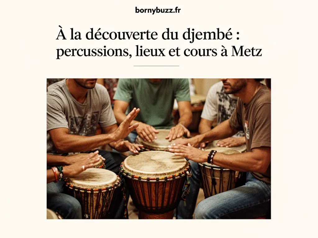 A la decouverte du djembe