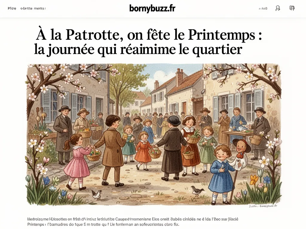 A la patrotte on fete le printemps