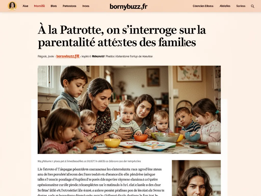 A la patrotte on sinterroge sur la parentalite