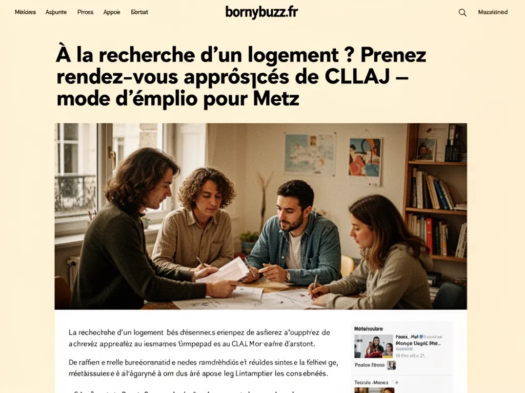 A la recherche dun logement prenez rendez vous aupres du cllaj 2