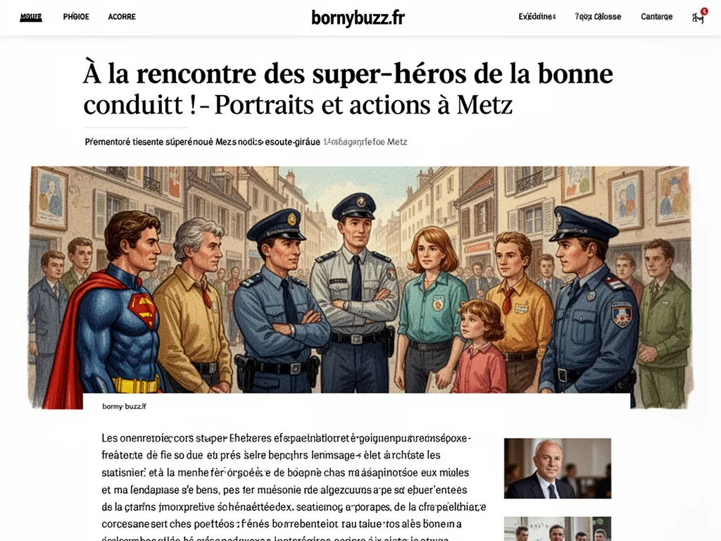 A la rencontre des super heros de la bonne conduite