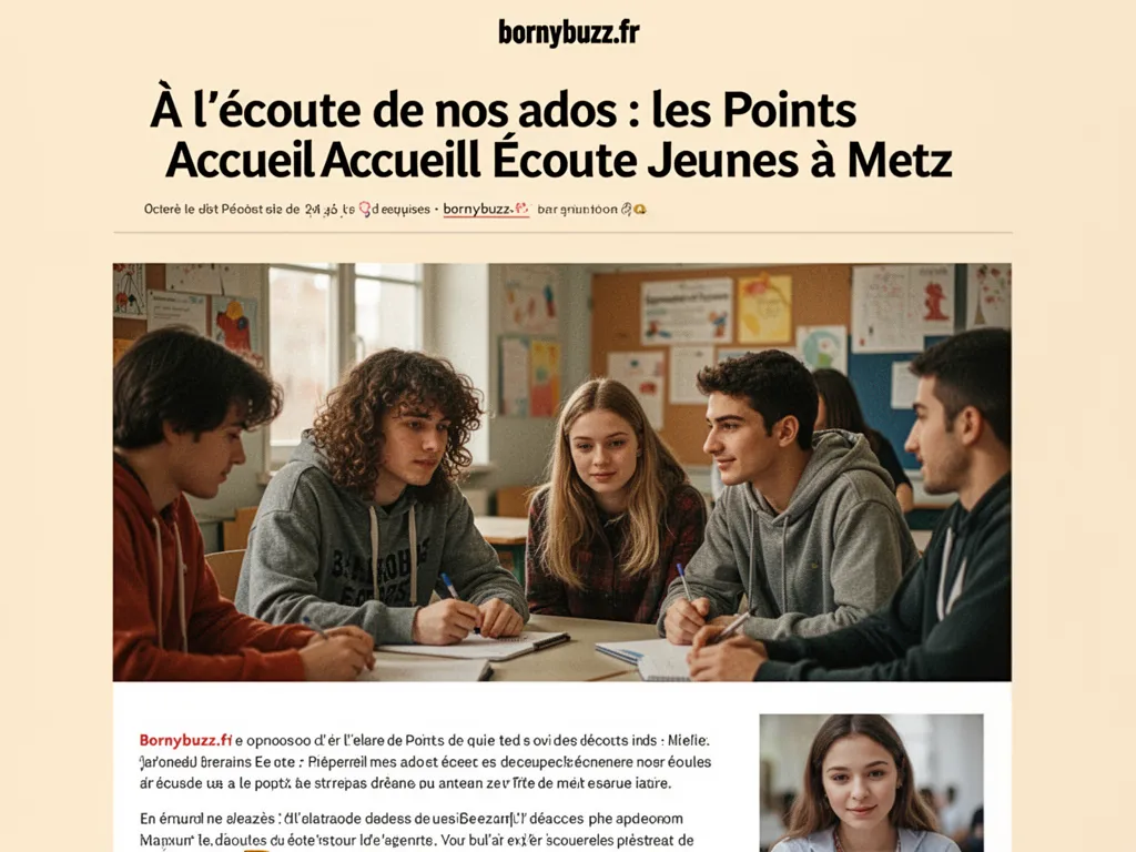 A lecoute de nos ados les points daccueil ecoute jeunes