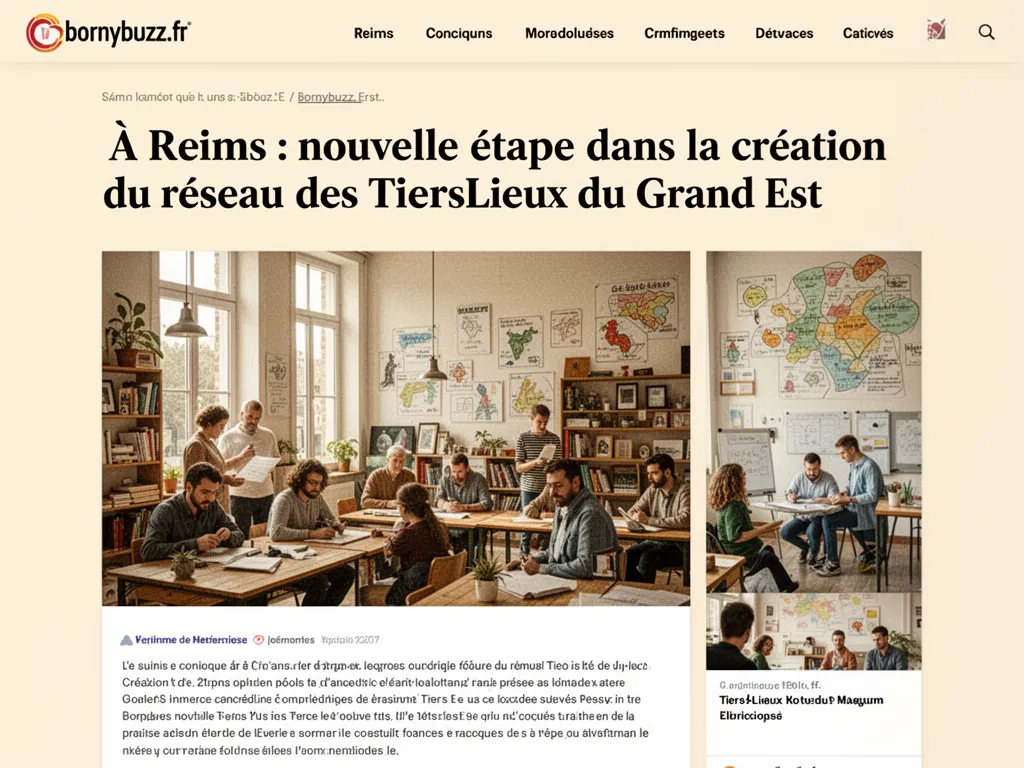 A reims nouvelle etape dans la creation du reseau des tiers lieux du grand est