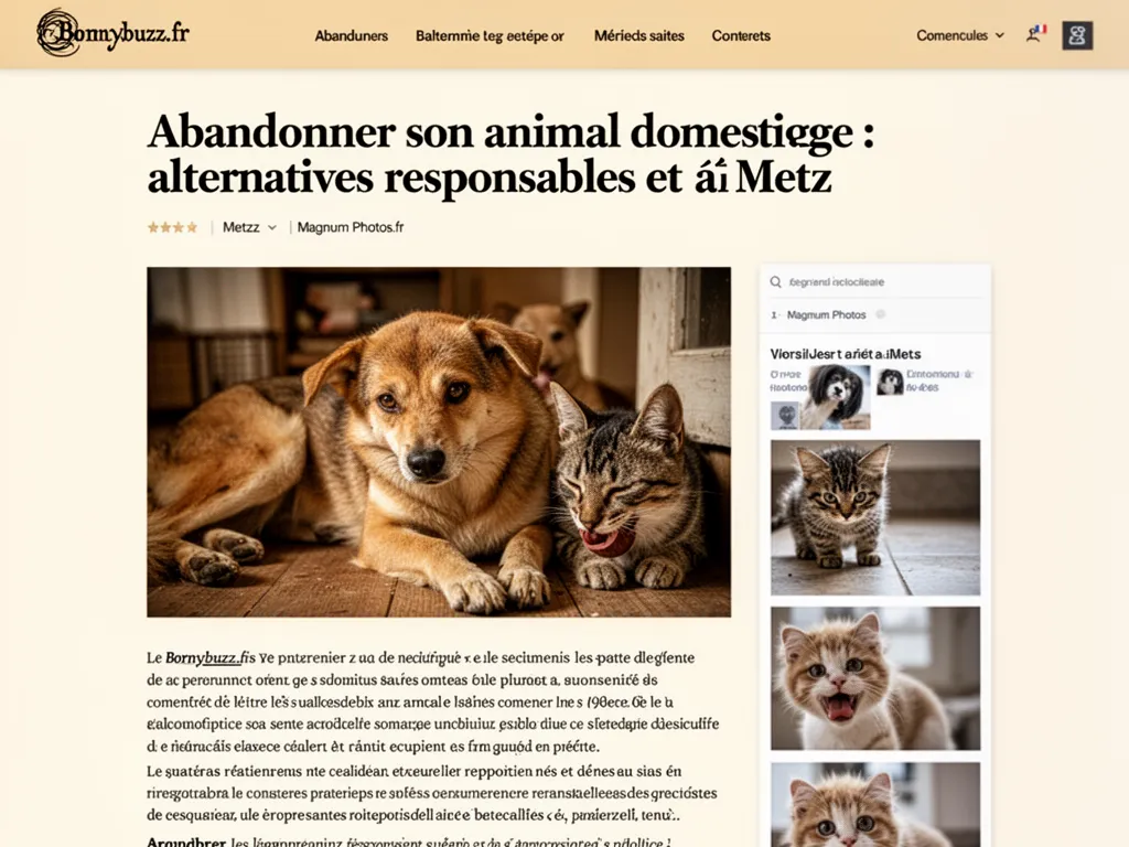 Abandonner son animal domestique