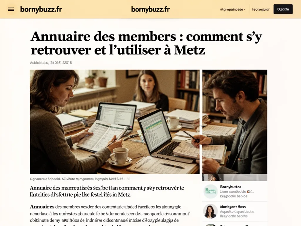Annuaire des membres