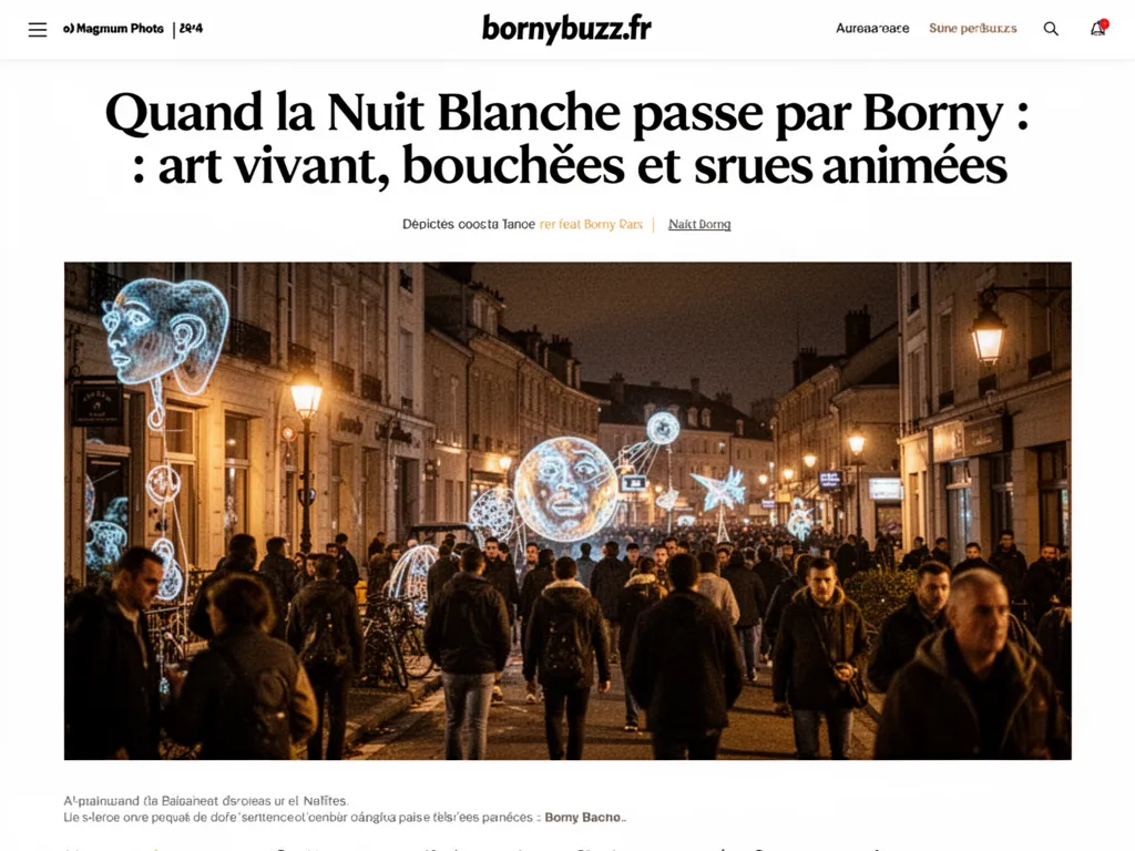 Art culture gastronomie quand la nuit blanche passe par metz borny