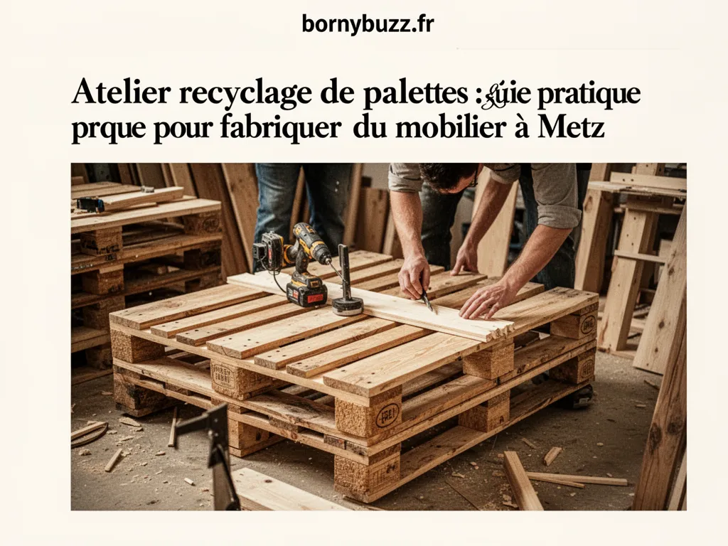 Atelier recyclage de palettes