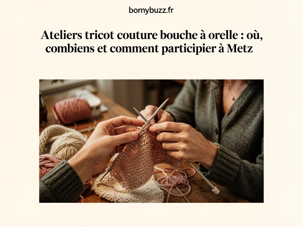 Ateliers tricot couture bouche a oreille