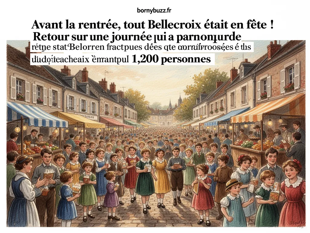 Avant la rentree bellecroix etait en fete