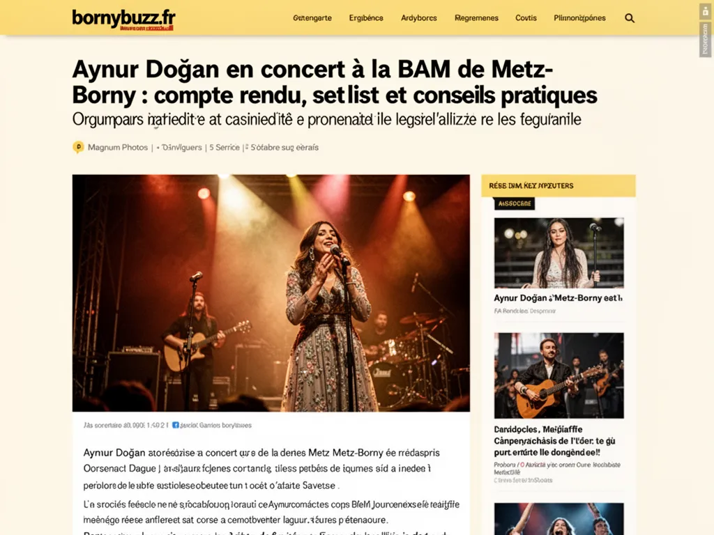 Aynur dogan en concert a la bam de metz borny