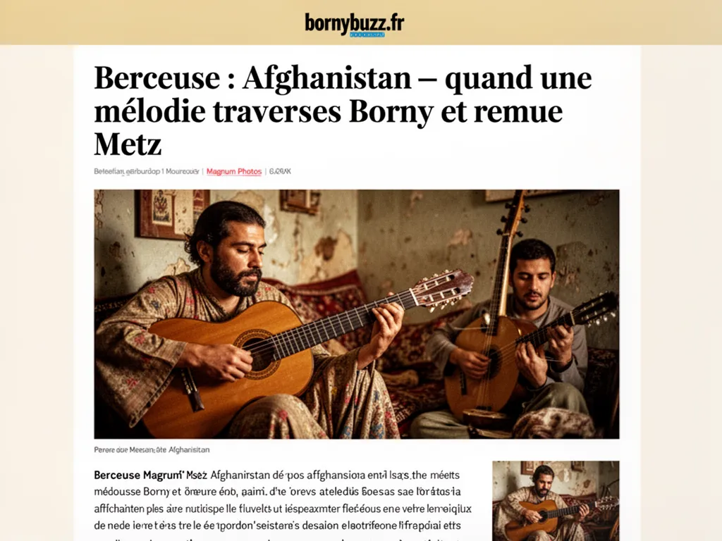 Berceuse afghanistan