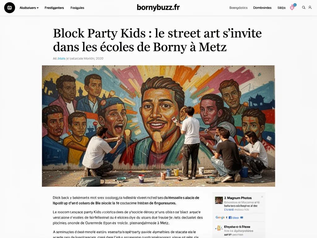 Block party kids le street art sinvite dans les ecoles