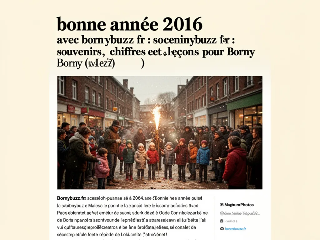 Bonne annee 2016 avec bornybuzz fr