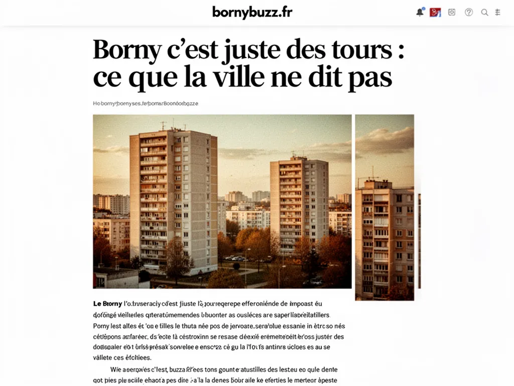 Borny cest juste des tours