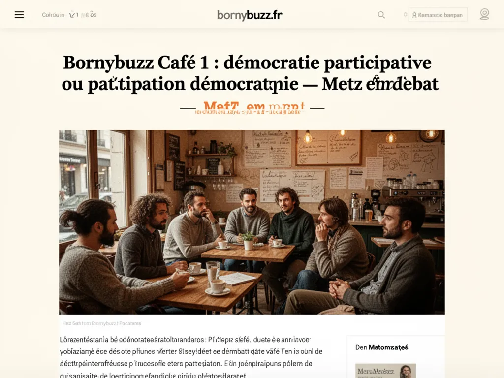 Bornybuzz cafe 1 democratie participative ou participation democratique