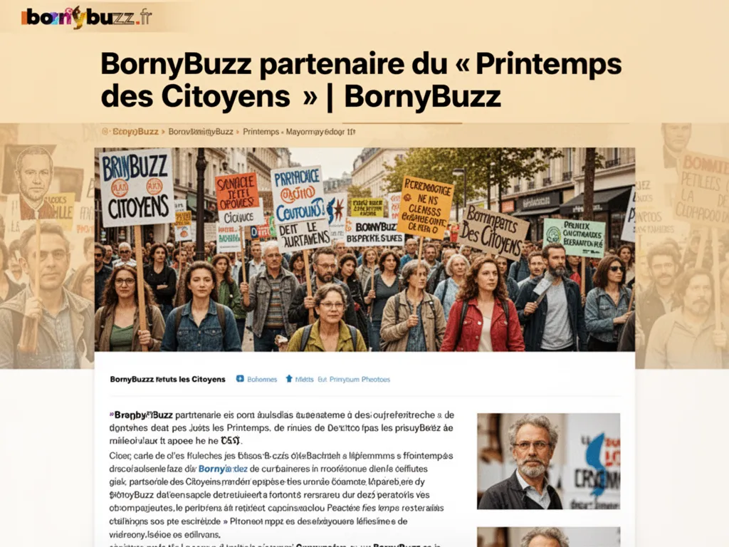 Bornybuzz partenaire du printemps des citoyens bornybuzz