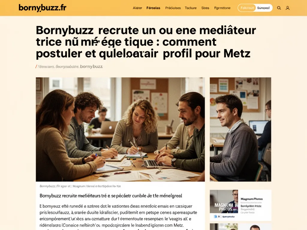 Bornybuzz recrute un ou une mediateur trice numerique