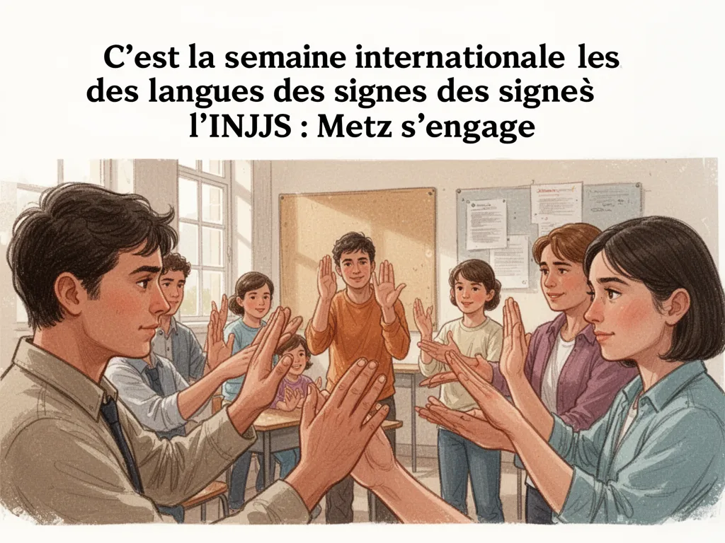 C est la semaine internationale des langues des signes a l injs