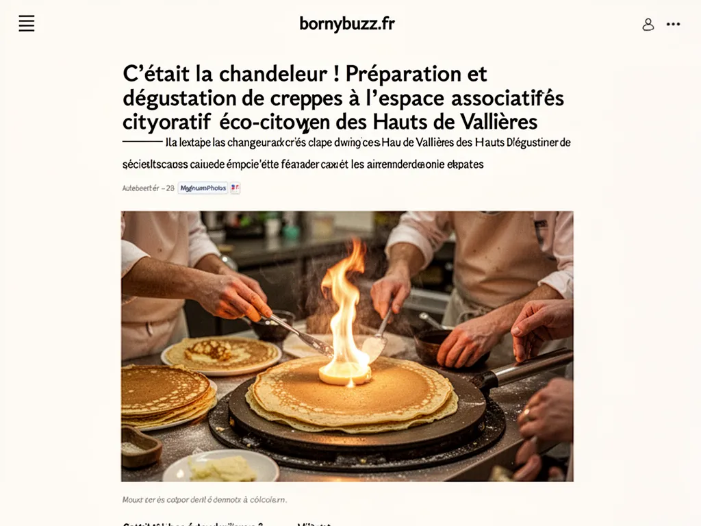 C etait la chandeleur preparation et degustation de crepes a l espace associatif eco citoyen des hauts de vallieres