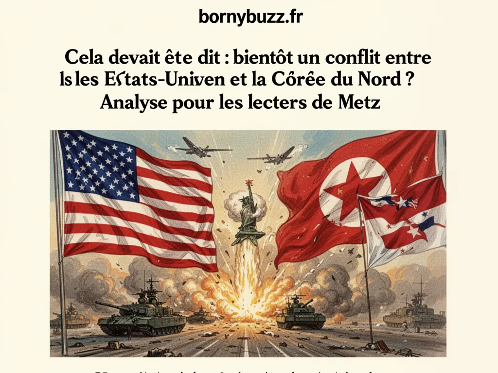 Cela devait etre dit bientot un conflit entre les etats unis et la coree du nord