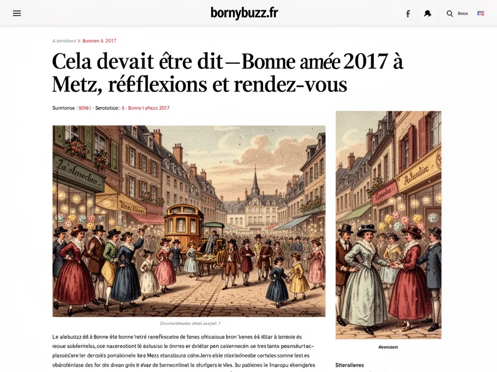 Cela devait etre dit bonne annee 2017