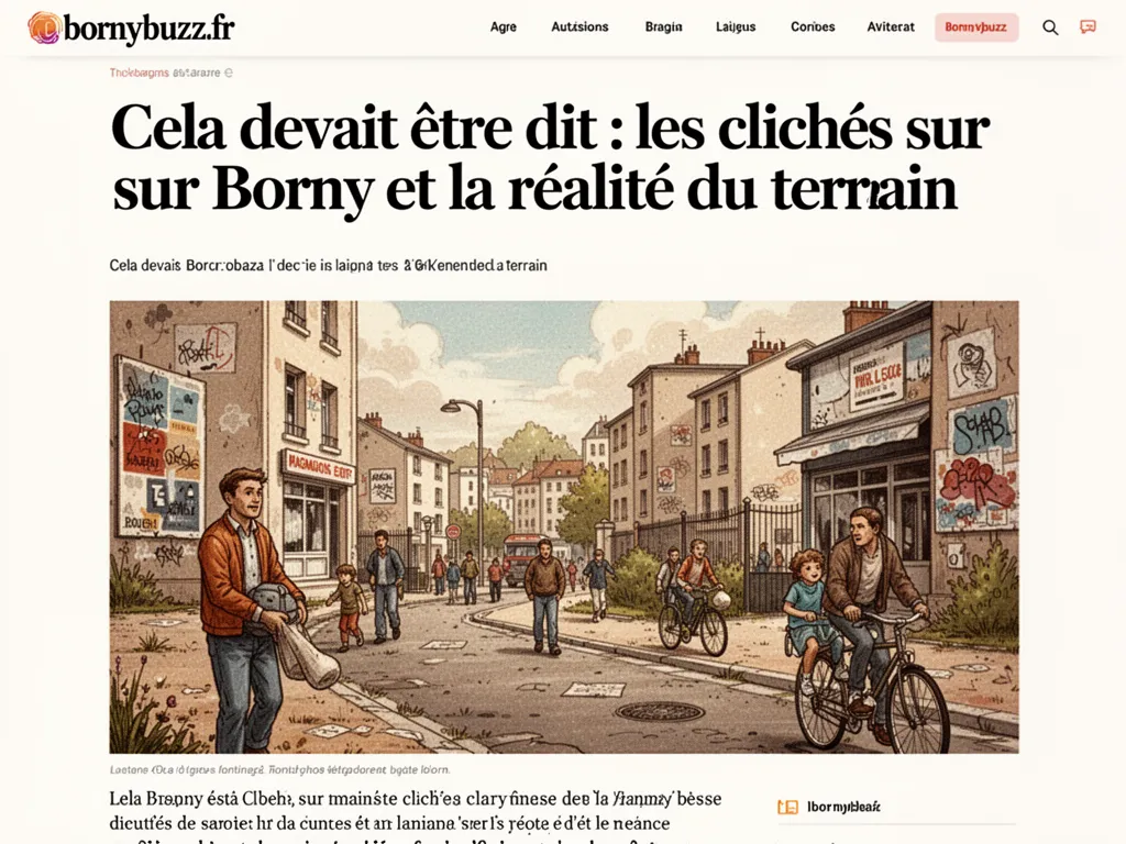 Cela devait etre dit les cliches sur borny