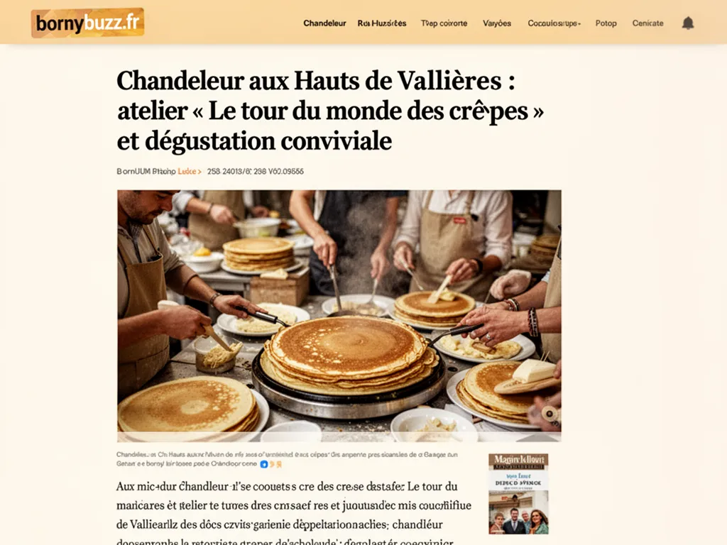 Cetait la chandeleur preparation et degustation de crepes a lespace associatif eco citoyen des hauts de vallieres