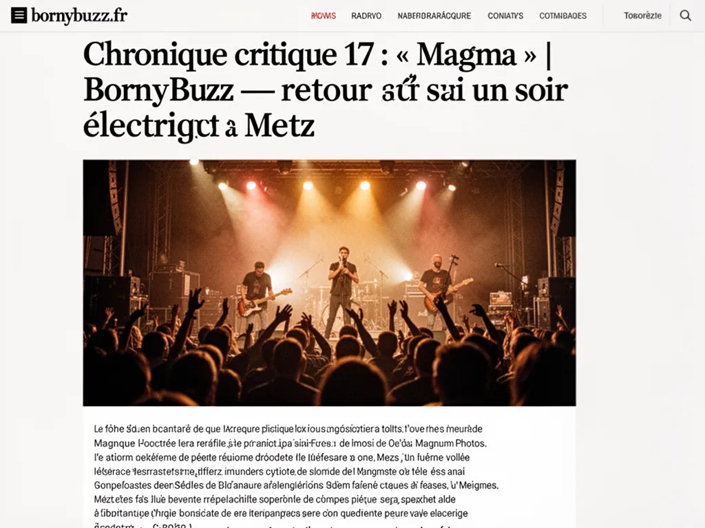 Chronique critique 17 magma bornybuzz