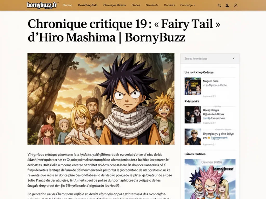 Chronique critique 19 fairy tail dhiro mashima bornybuzz