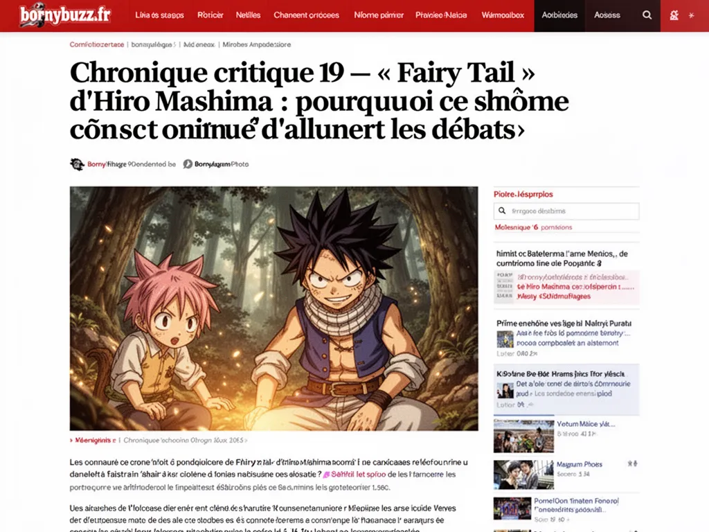 Chronique critique 19 fairy tail dhiro mashima