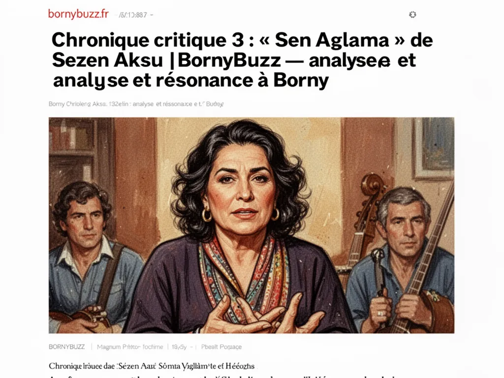 Chronique critique 3 sen aglama de sezen aksu bornybuzz