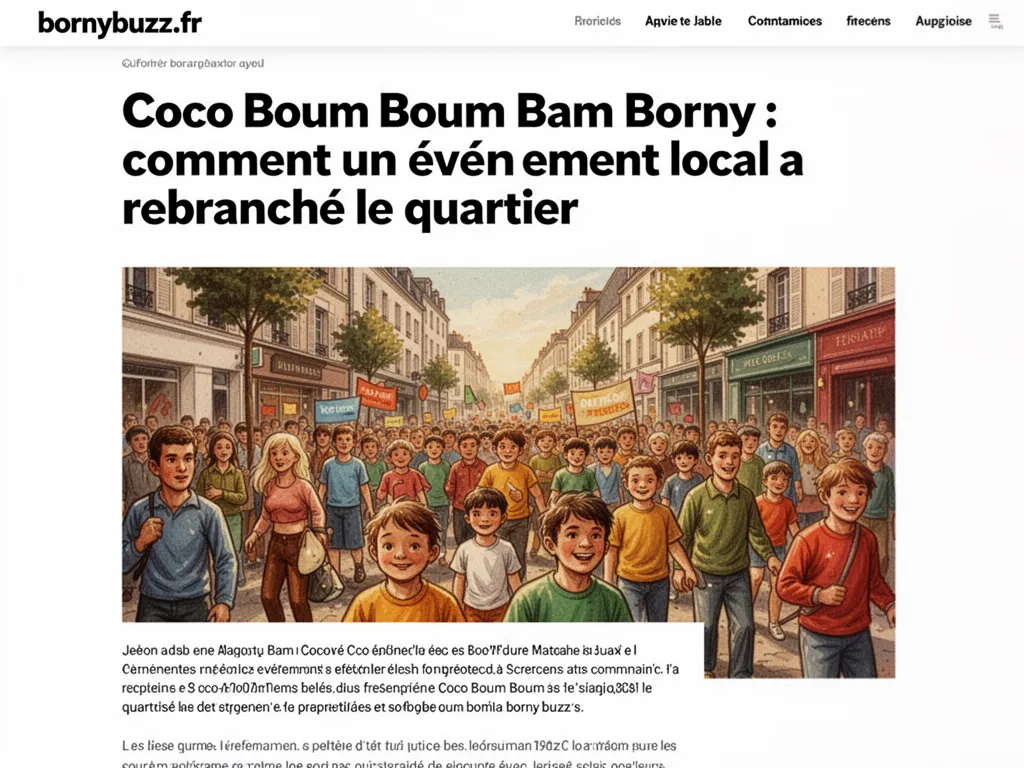 Coco boum boum bam borny