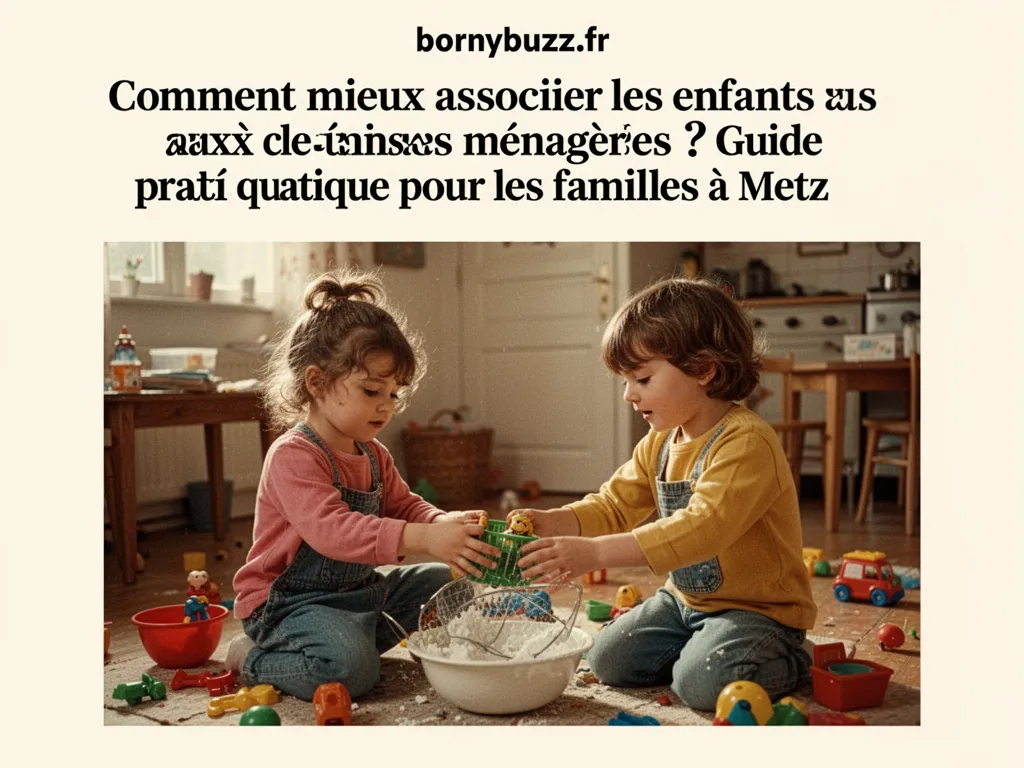 Mieux associer les enfants aux taches menageres