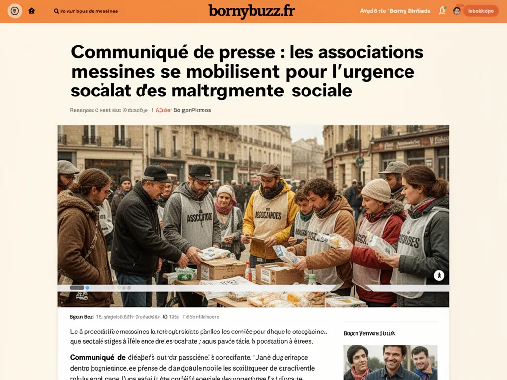 Communique de presse les associations messines se mobilisent