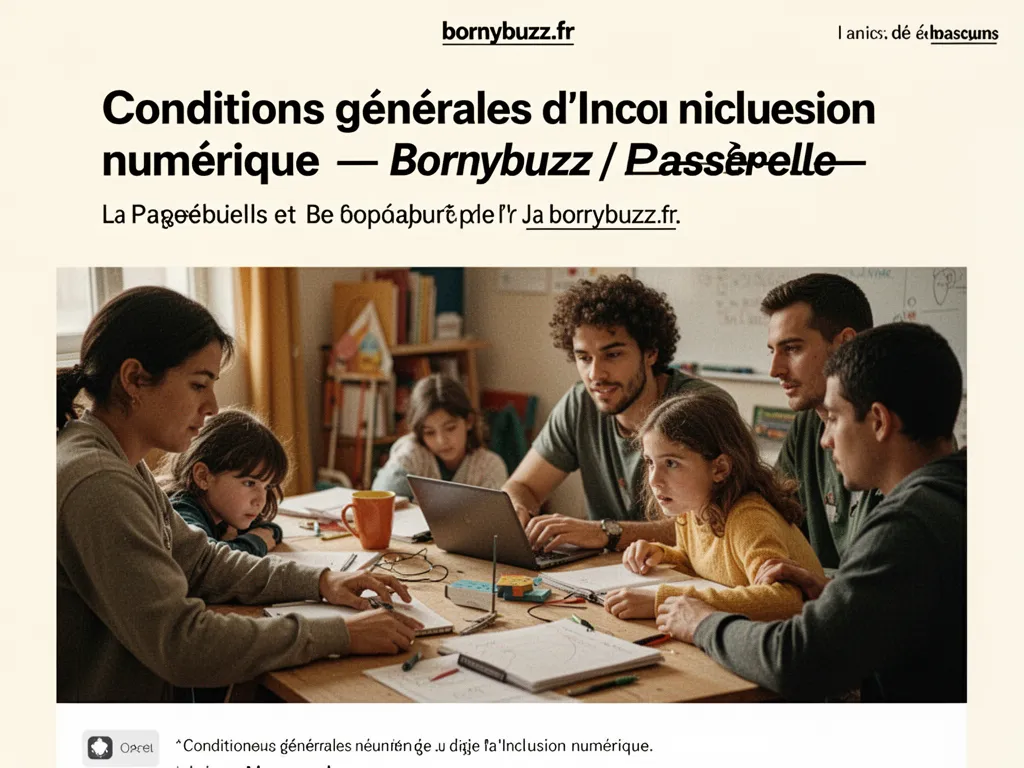 Conditions generales dinclusion numerique