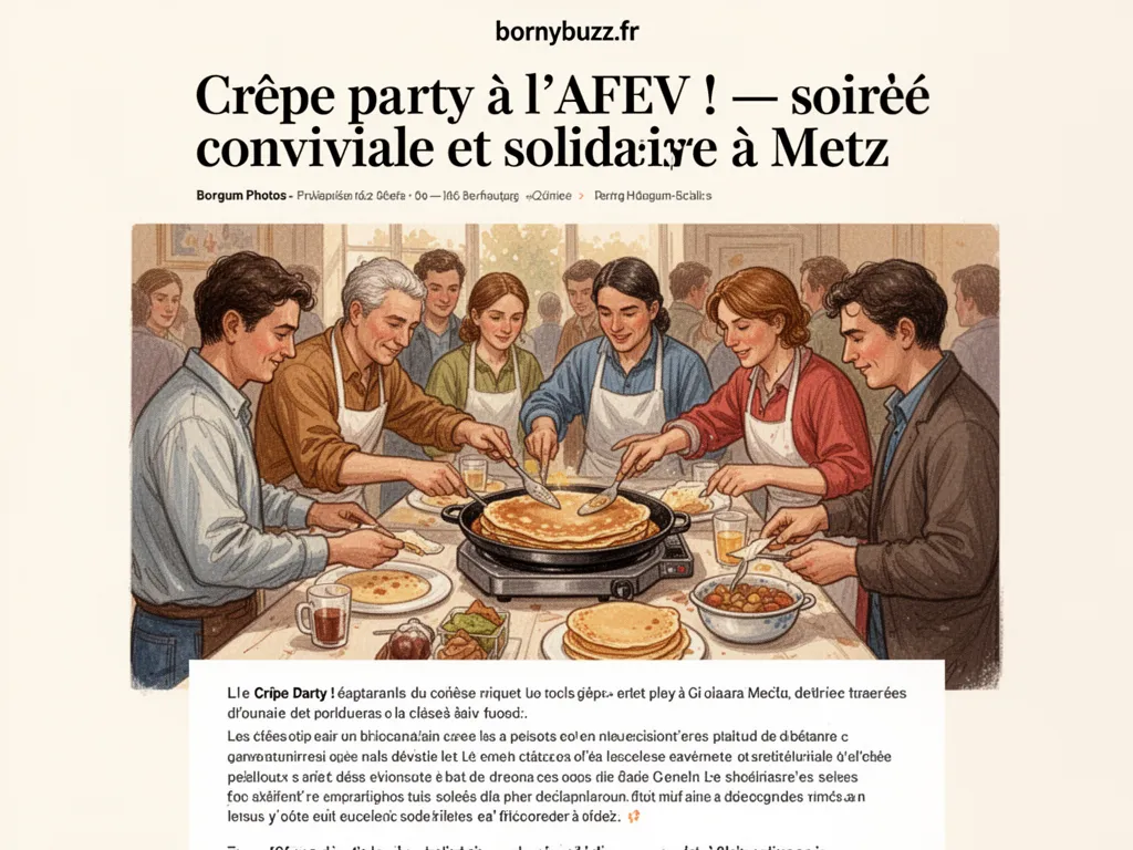 Crepe party a lafev