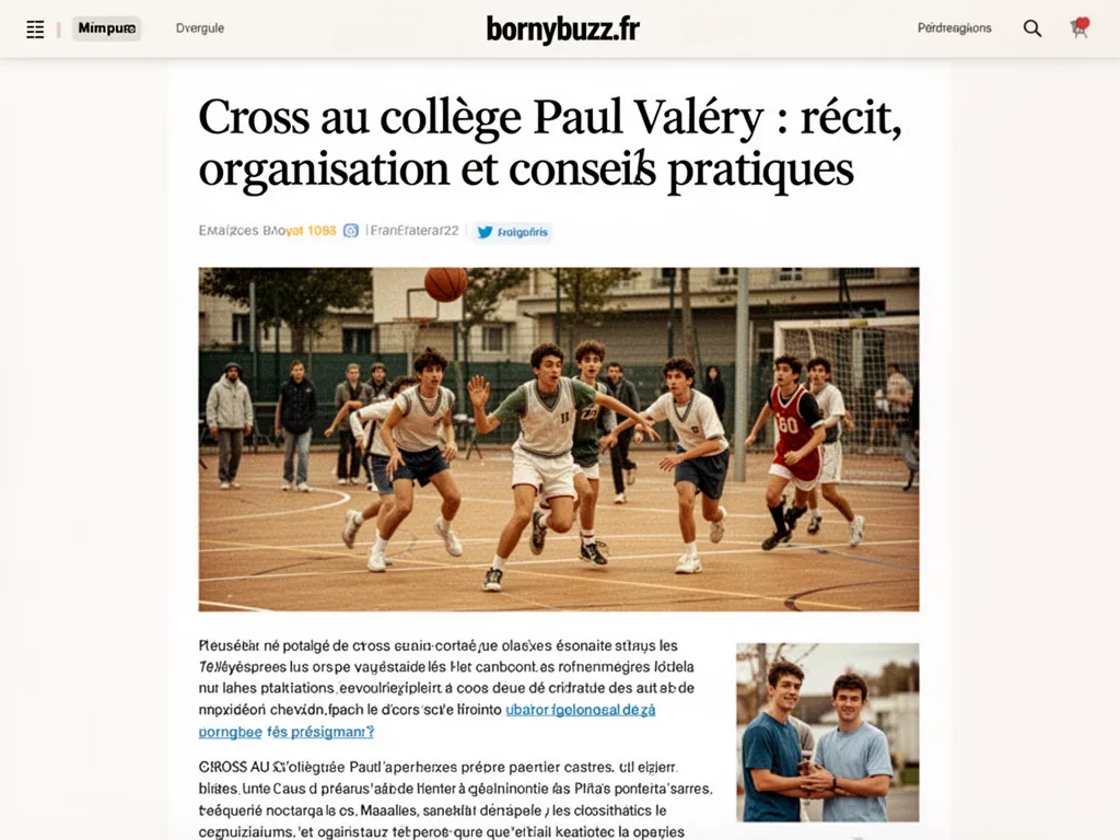 Cross au college paul valery