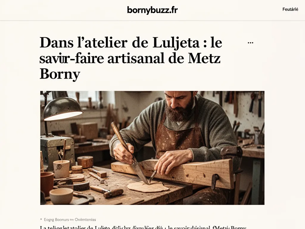 Dans l atelier de luljeta