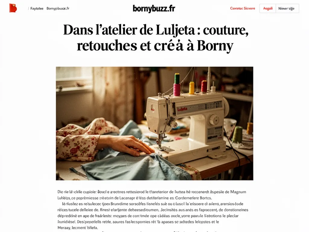 Dans latelier de luljeta