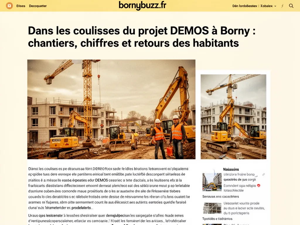 Dans les coulisses du projet demos a borny