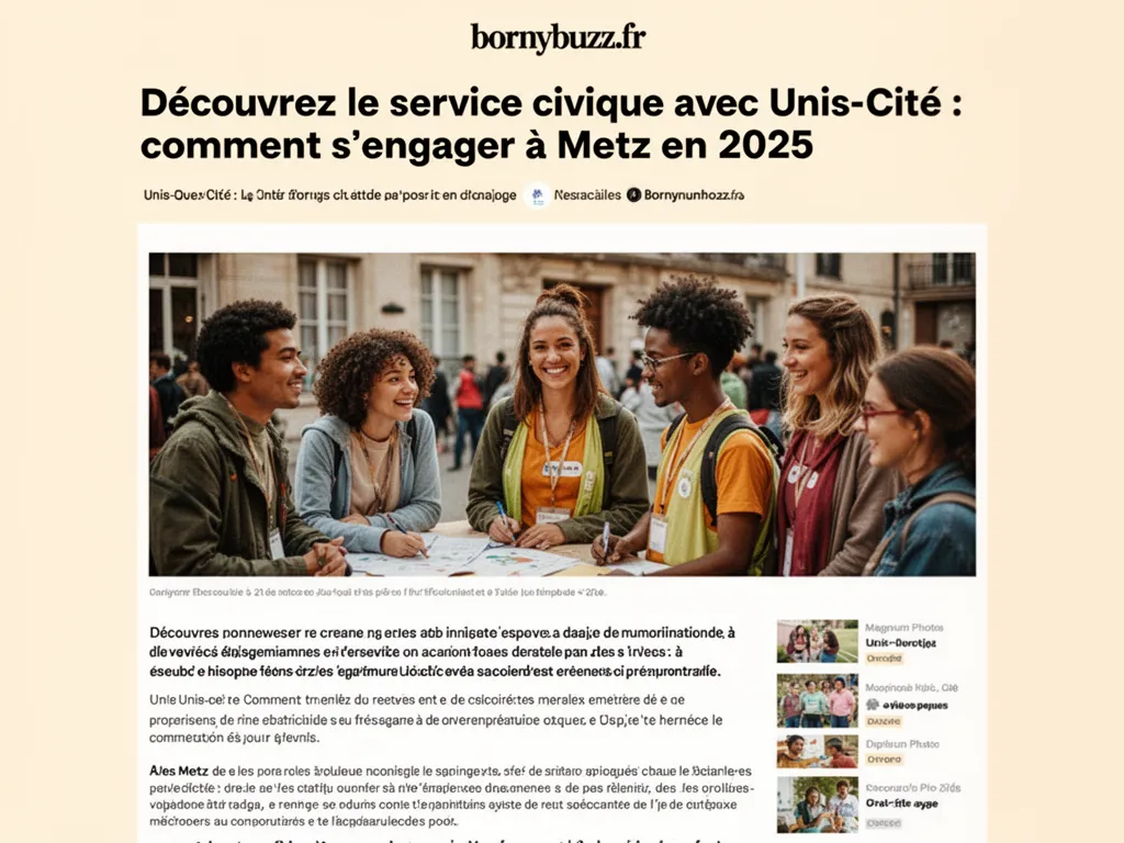 Decouvrez le service civique avec unis cite