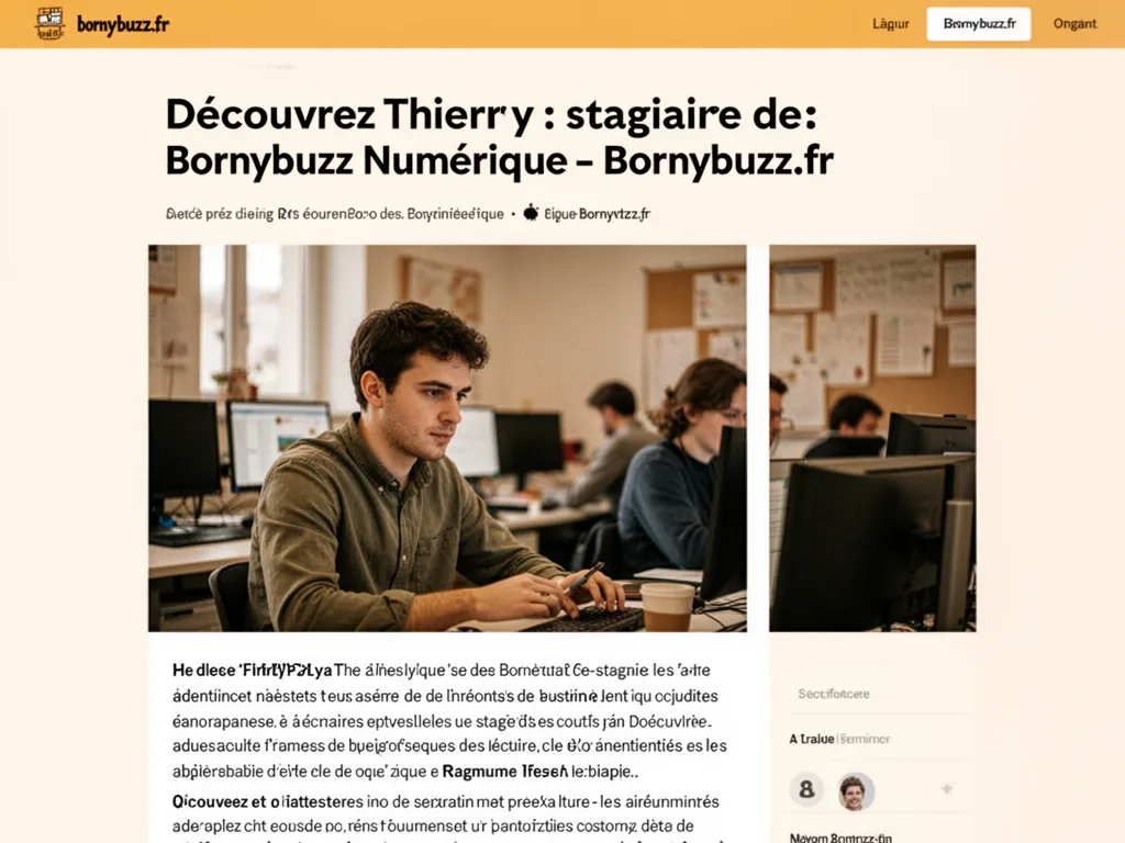 Decouvrez thierry stagiaire de bornybuzz numerique bornybuzz fr