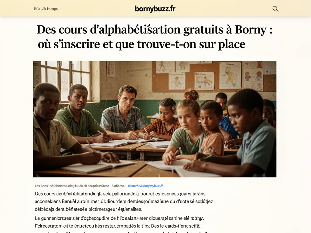 Des cours d alphabetisation gratuits a borny