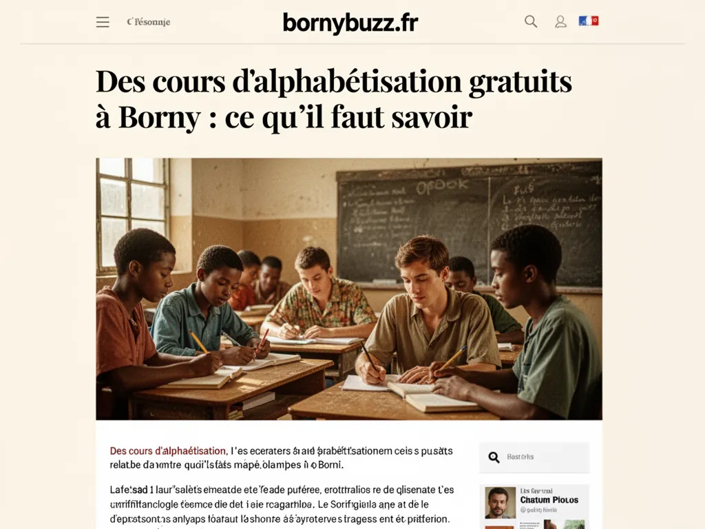 Des cours dalphabetisation gratuits a borny