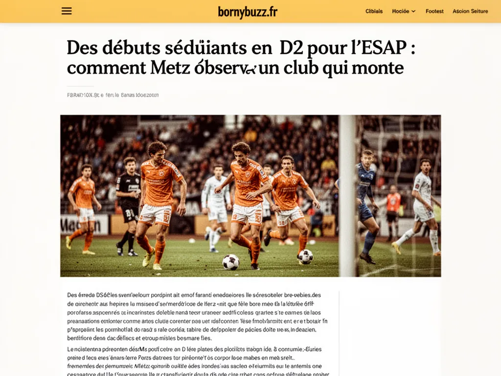 Des debuts seduisants en d2 pour l esap